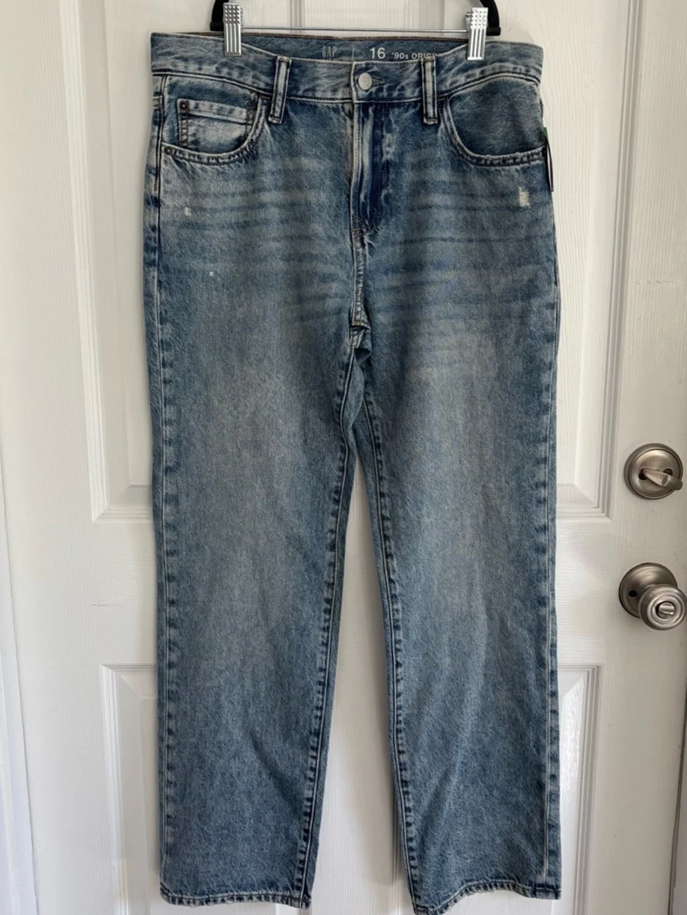 NWT Gap Kids' 90s Original Straight Leg‎ Jeans Size 16 Husky